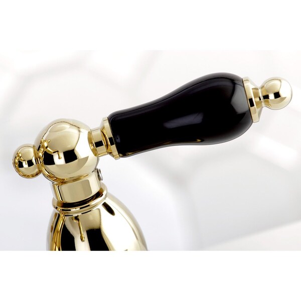 KS1602PKL 4 Centerset Bathroom Faucet, Polished Brass